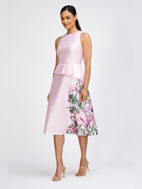 Kay Unger ISABELLA MIDI DRESS small